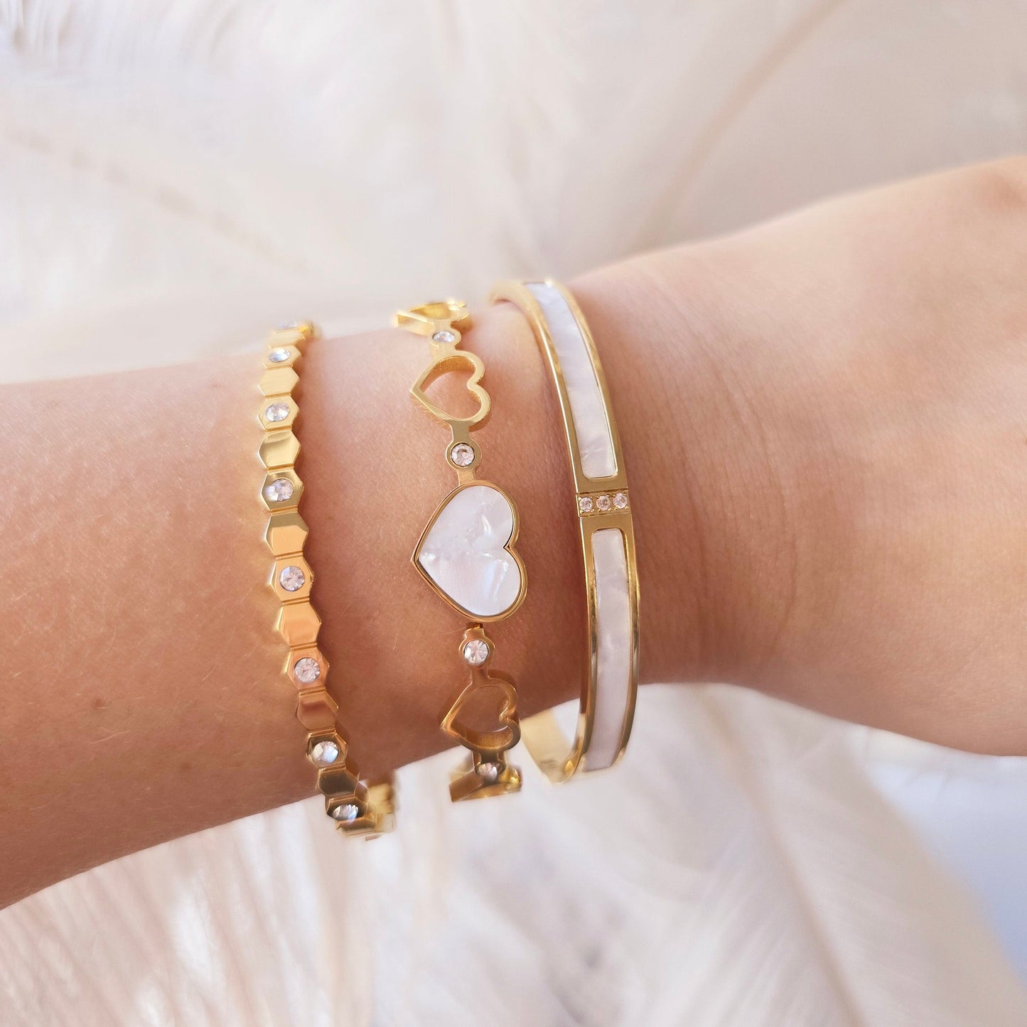 Golden Hive Bangle