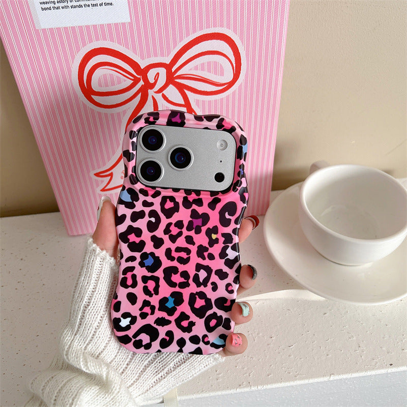Personalized leopard print, leopard print contrasting color, mobile phone case.