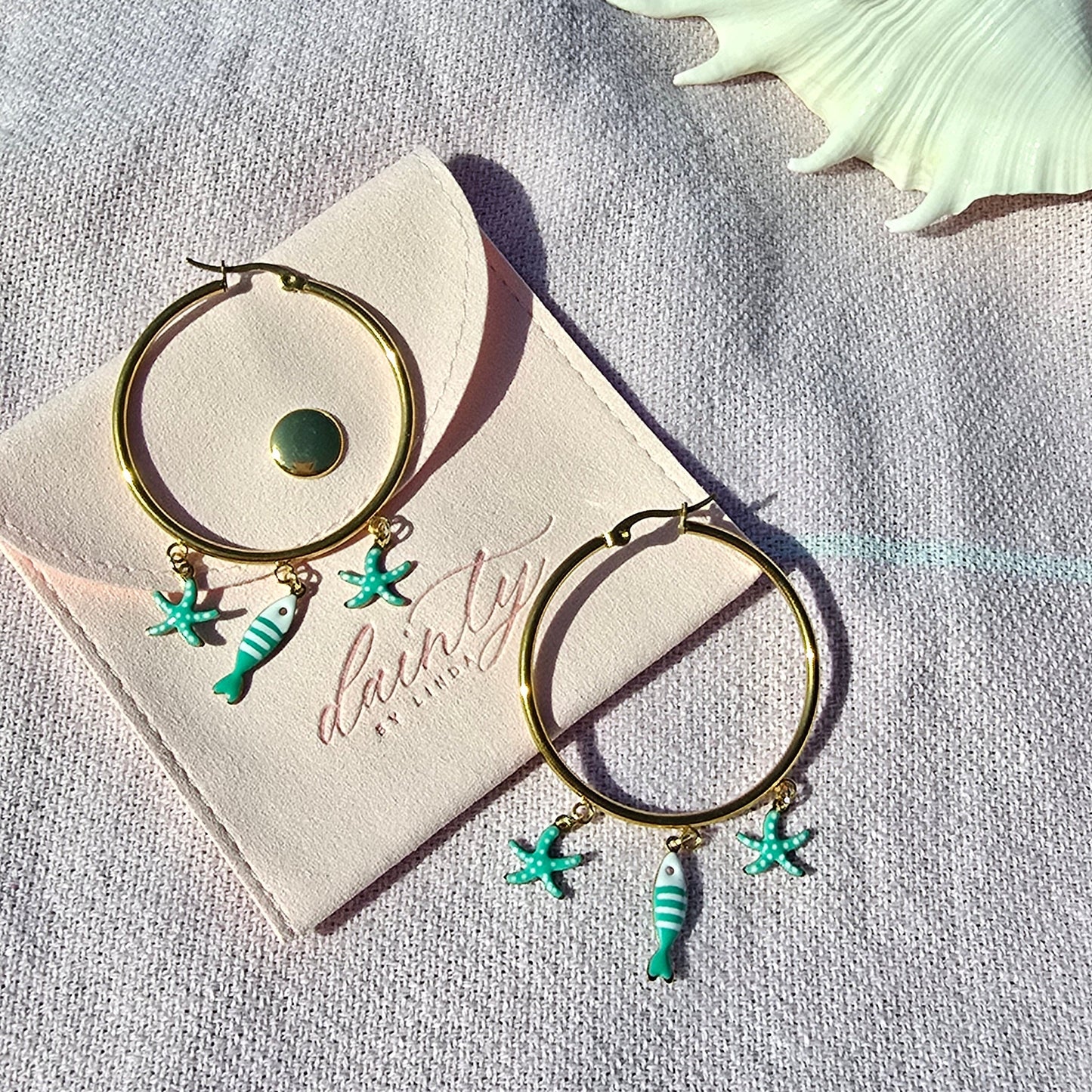 Star & Fin Earrings