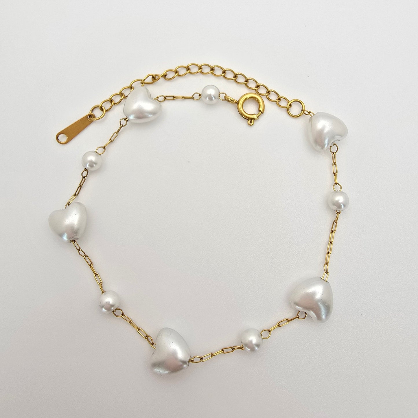 Vera Pearl Heart Bracelet