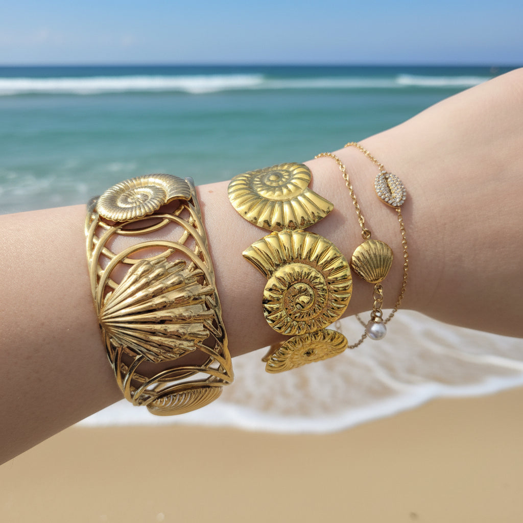 Saltwater Glow Bangle