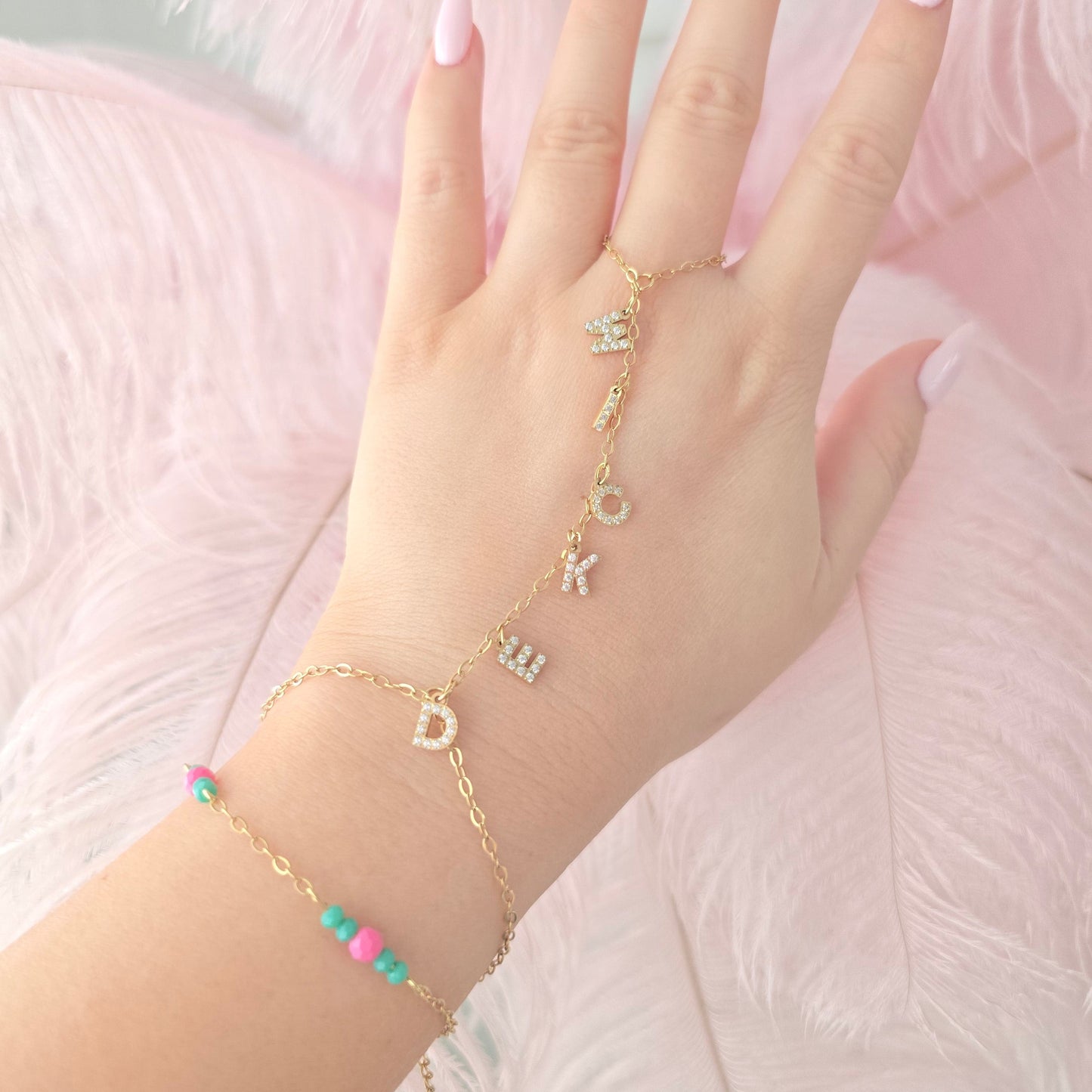 Wicked Handchain & Bracelet Set