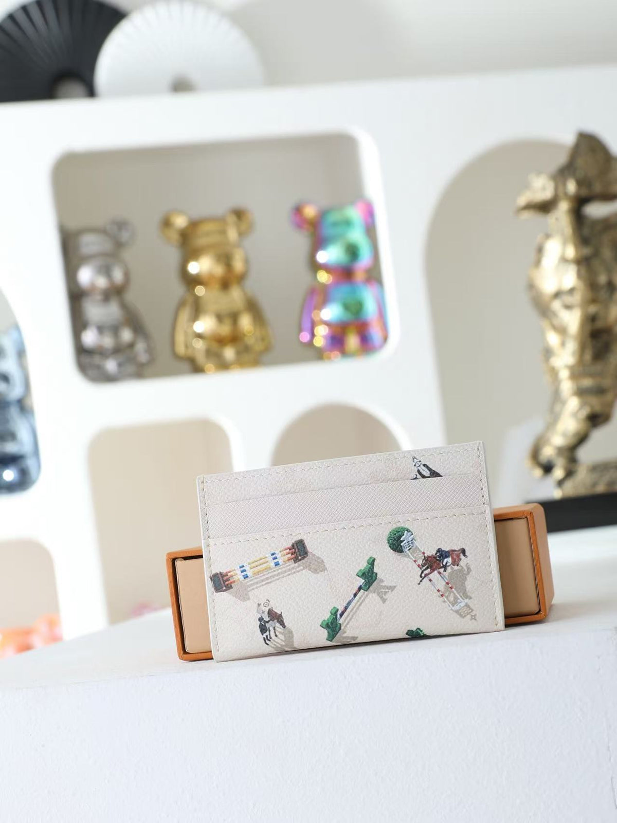 LV Signature Slim Card Holder Wallet
