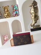 LV Signature Slim Card Holder Wallet