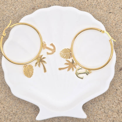 Anchored in Paradise Earrings