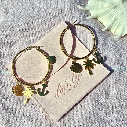 Anchored in Paradise Earrings