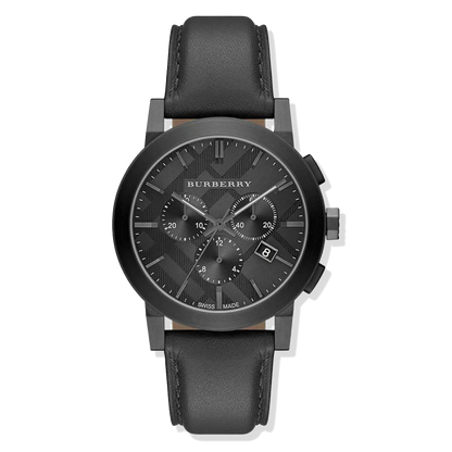 Burberry Men's The City Black Chronograph 42mm Watch