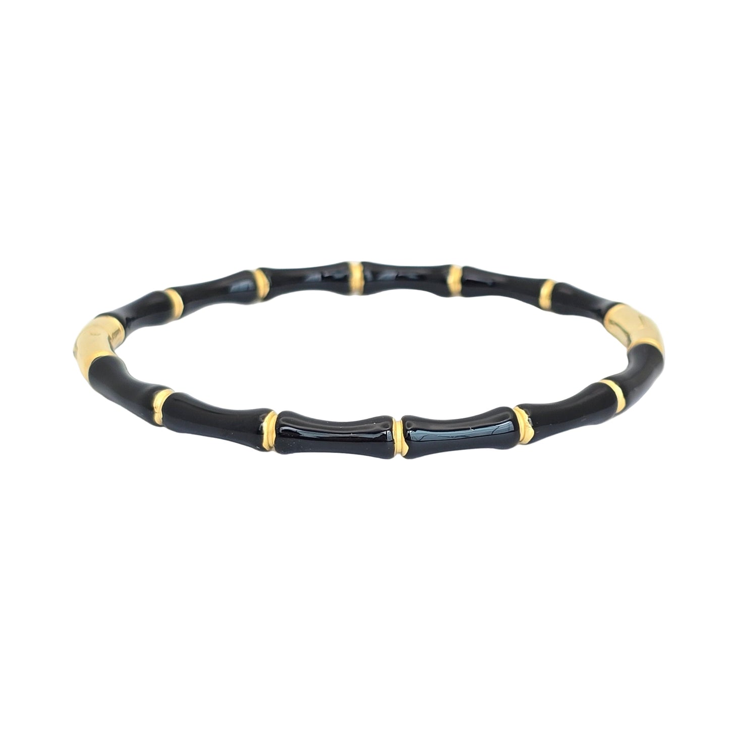 Black Bam-Boo Bangle