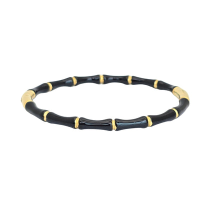 Black Bam-Boo Bangle