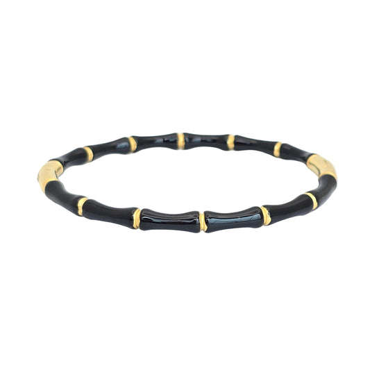 Black Bam-Boo Bangle