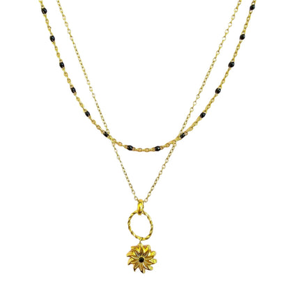 Black Sun Necklace