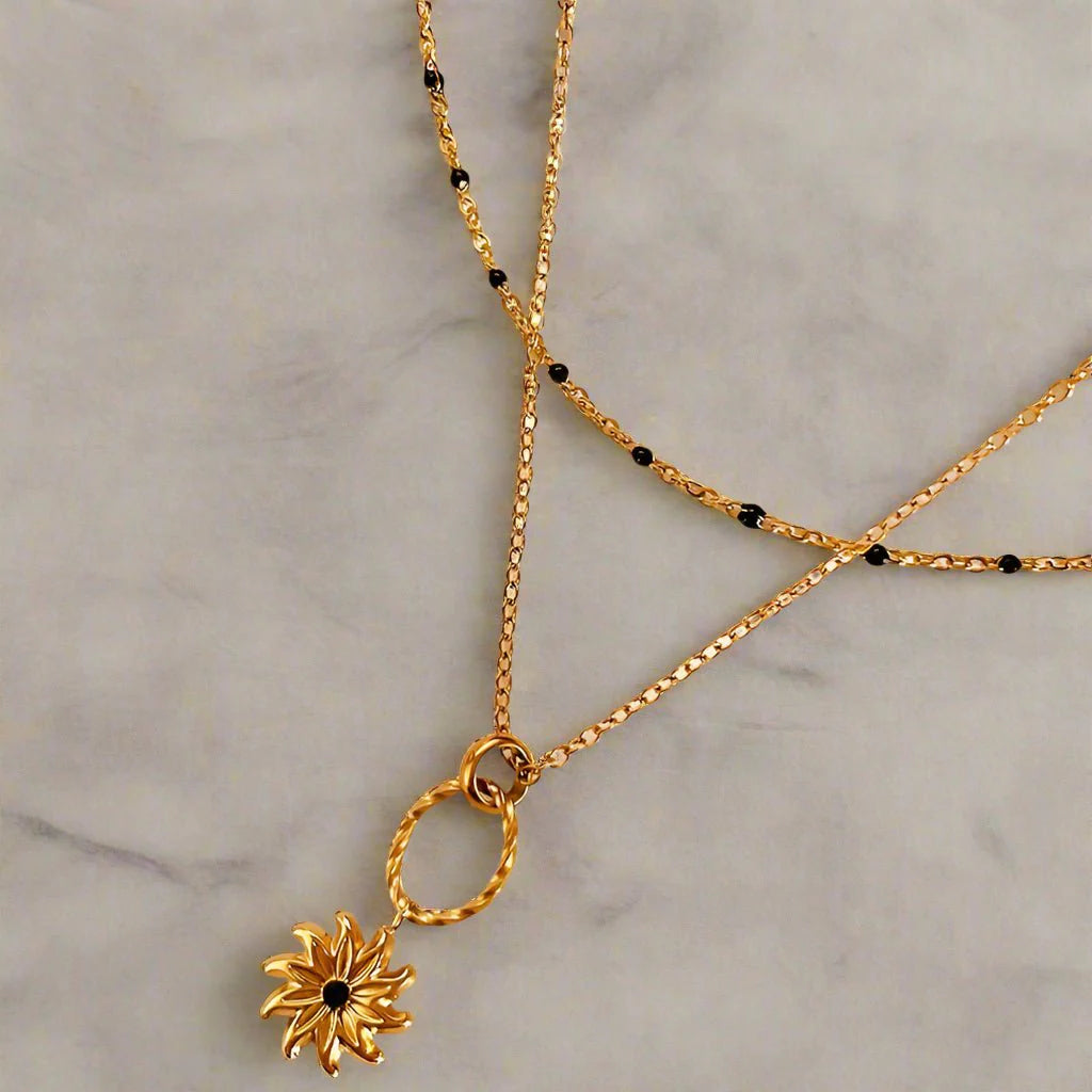 Black Sun Necklace