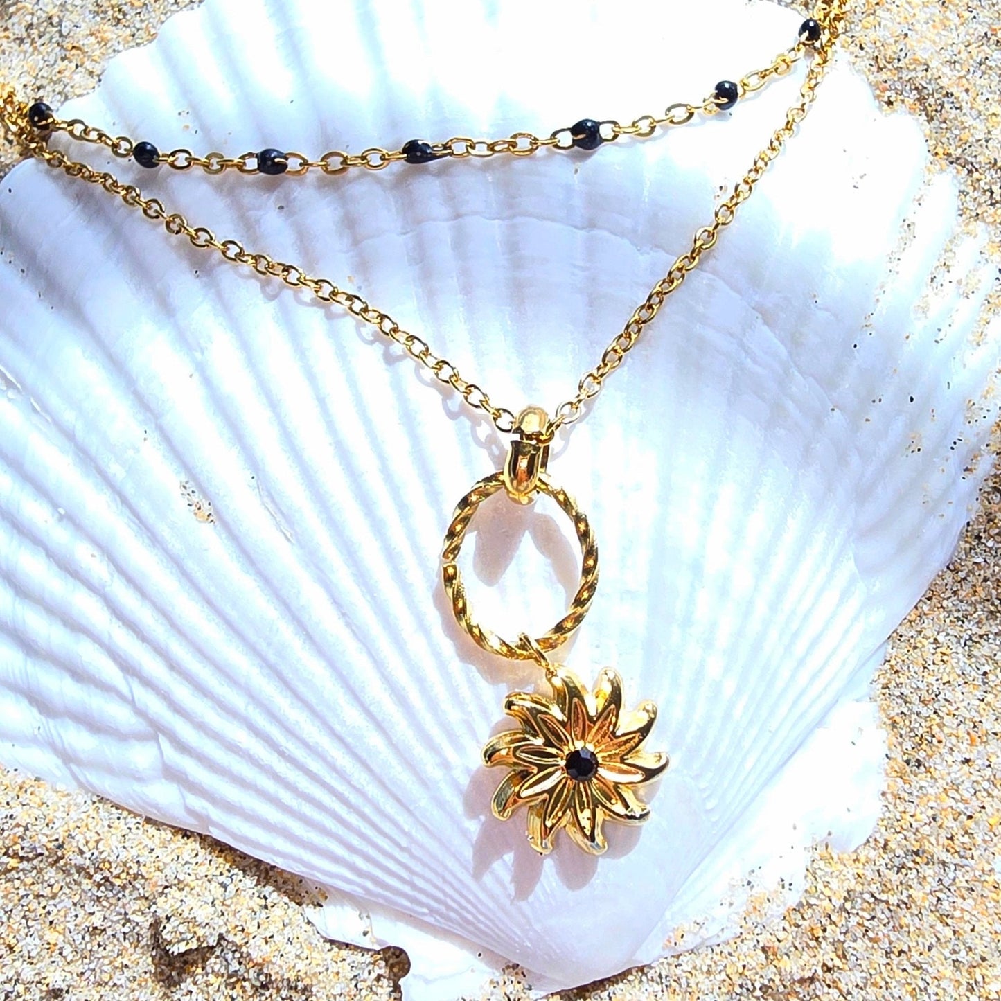 Black Sun Necklace