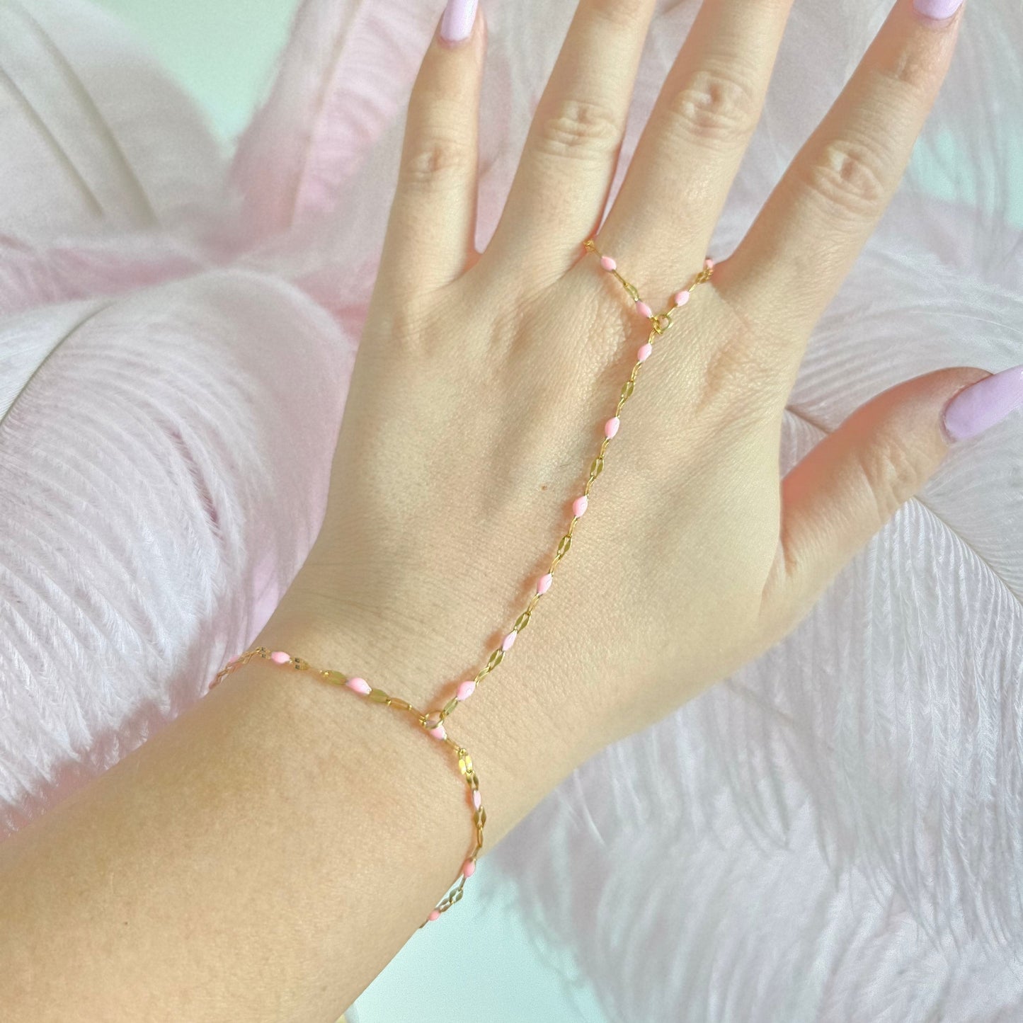 Blush Royale Hand Chain