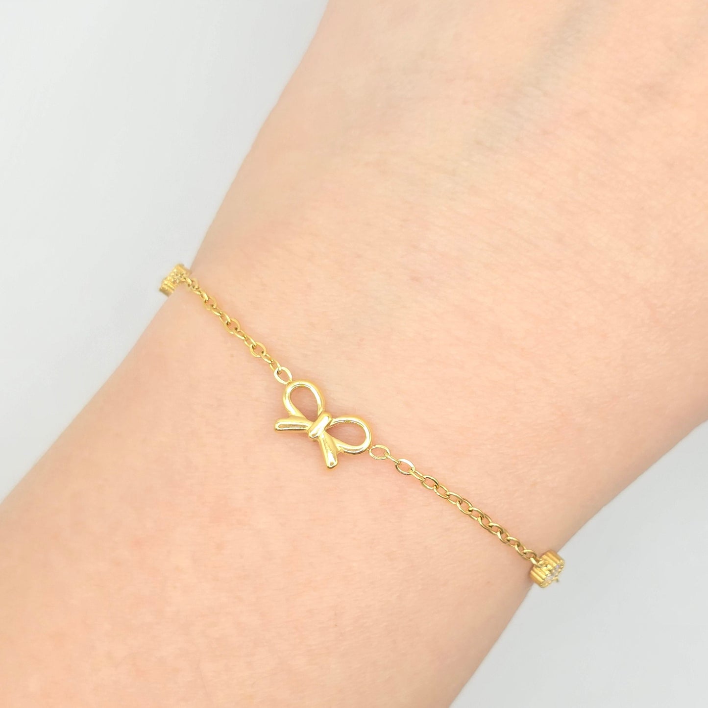 Dainty Mini Bow Bracelet