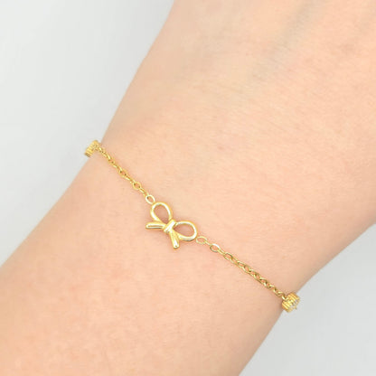 Dainty Mini Bow Bracelet