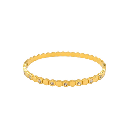 Golden Hive Bangle