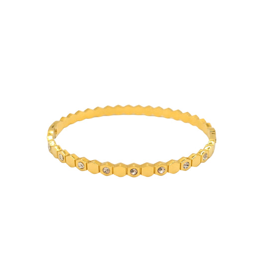 Golden Hive Bangle