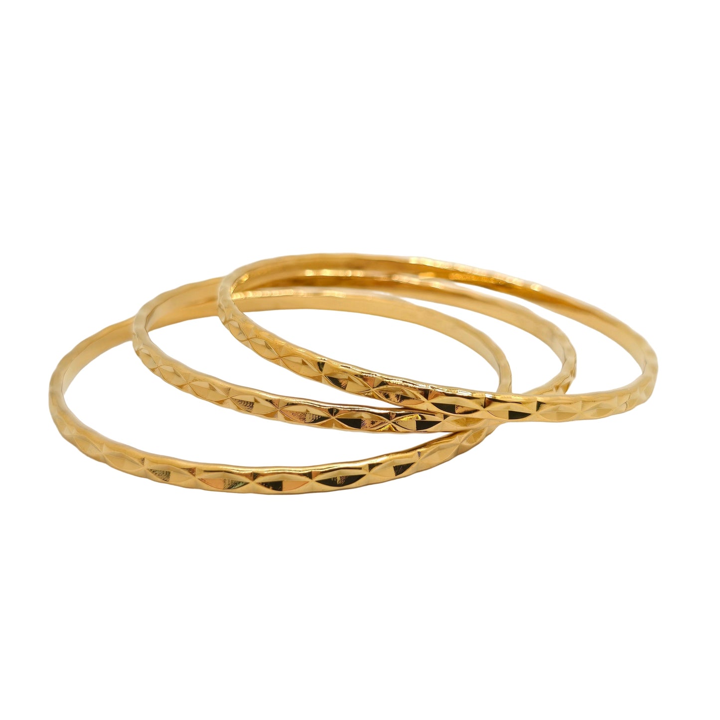 Golden Trinity Bangles