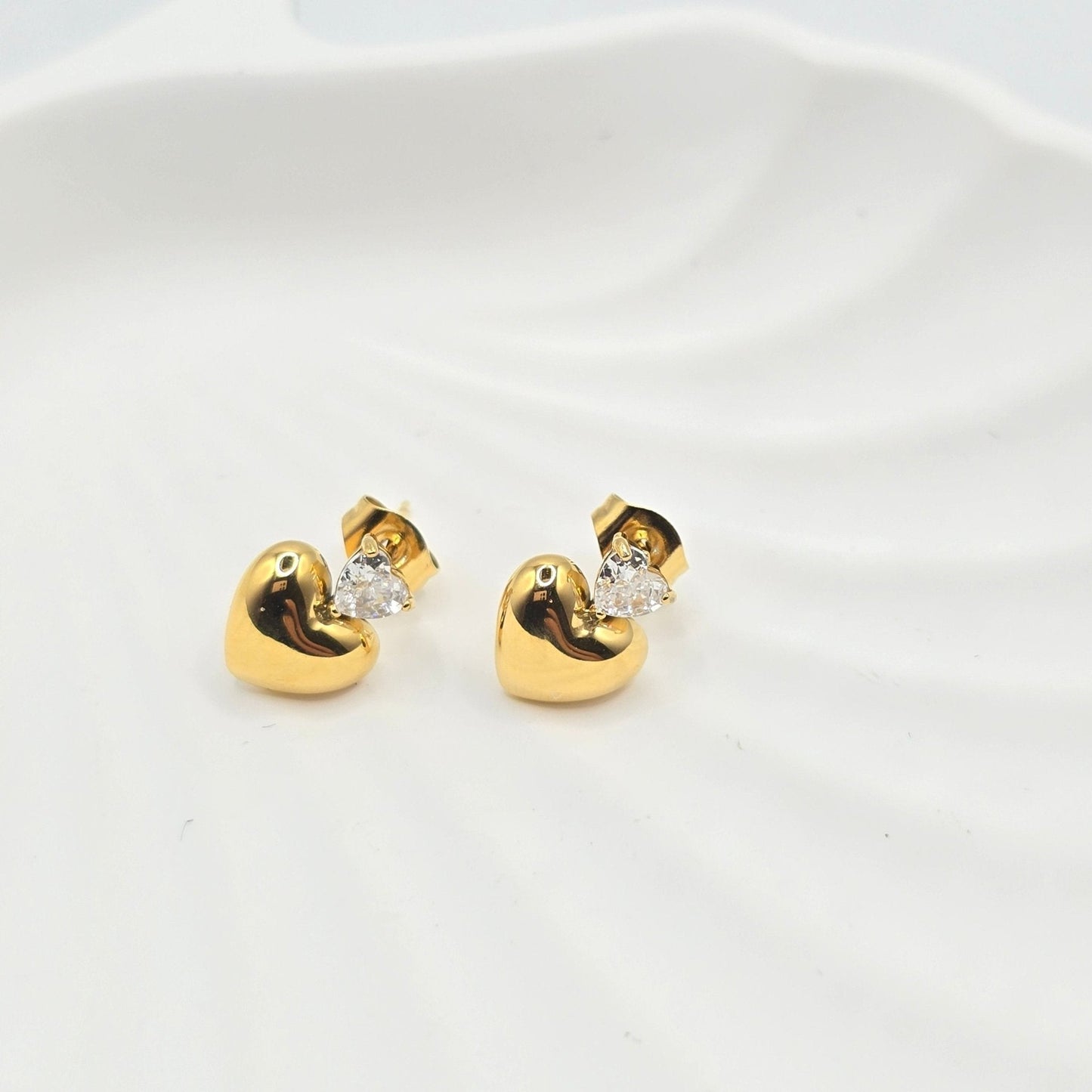 Harmonie Double Heart Earrings