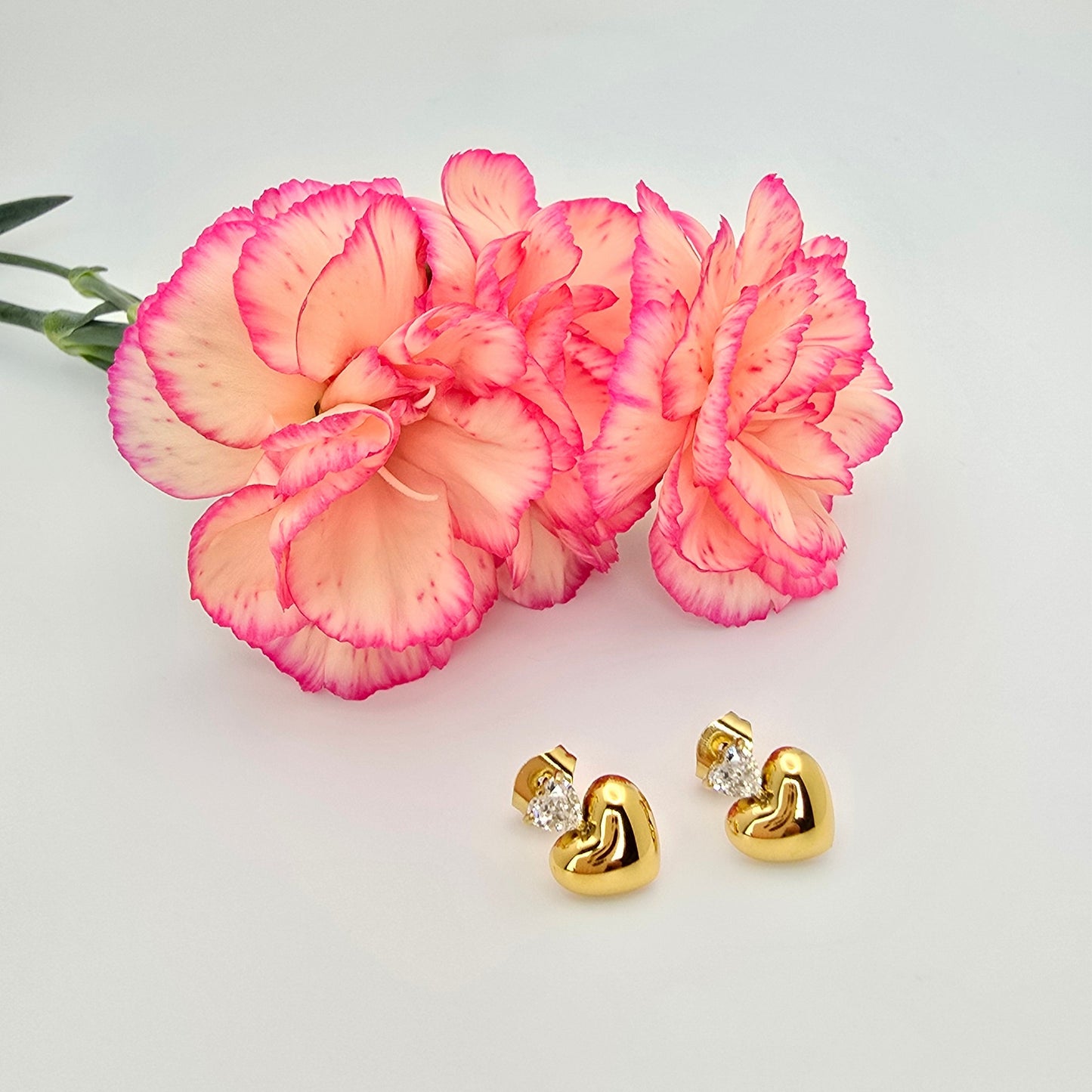 Harmonie Double Heart Earrings