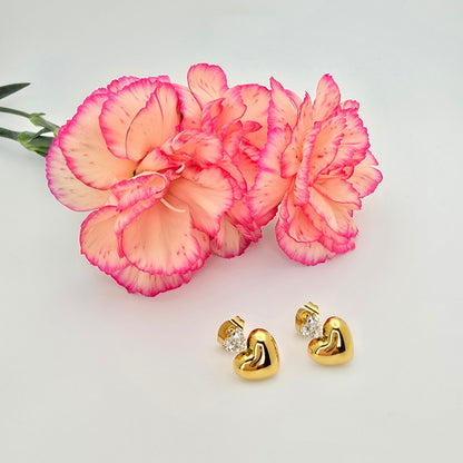 Harmonie Double Heart Earrings