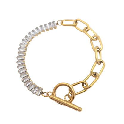 Link Pave Bracelet