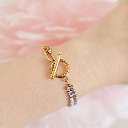Link Pave Bracelet