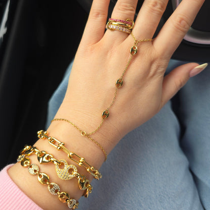 Pave Mariners Bracelet