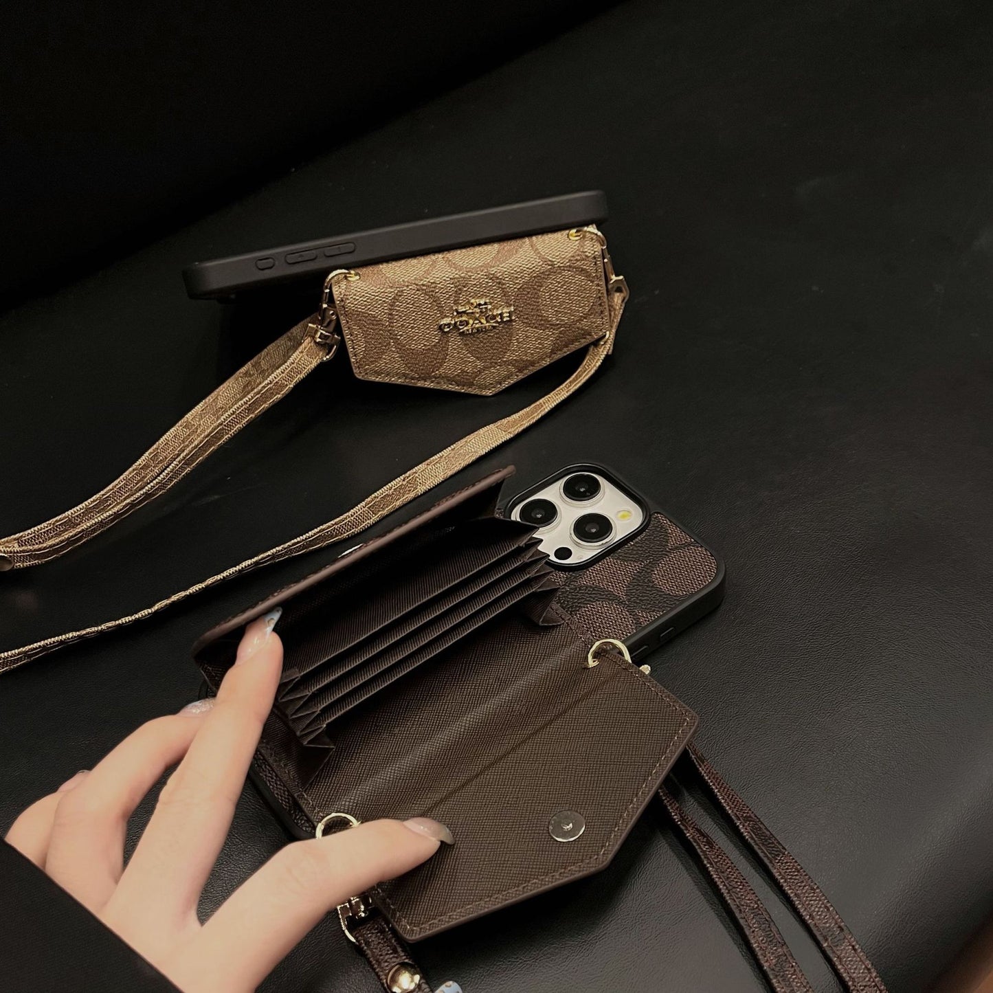 Cross-Body Organ Case,  Coin Case, IPhone Case