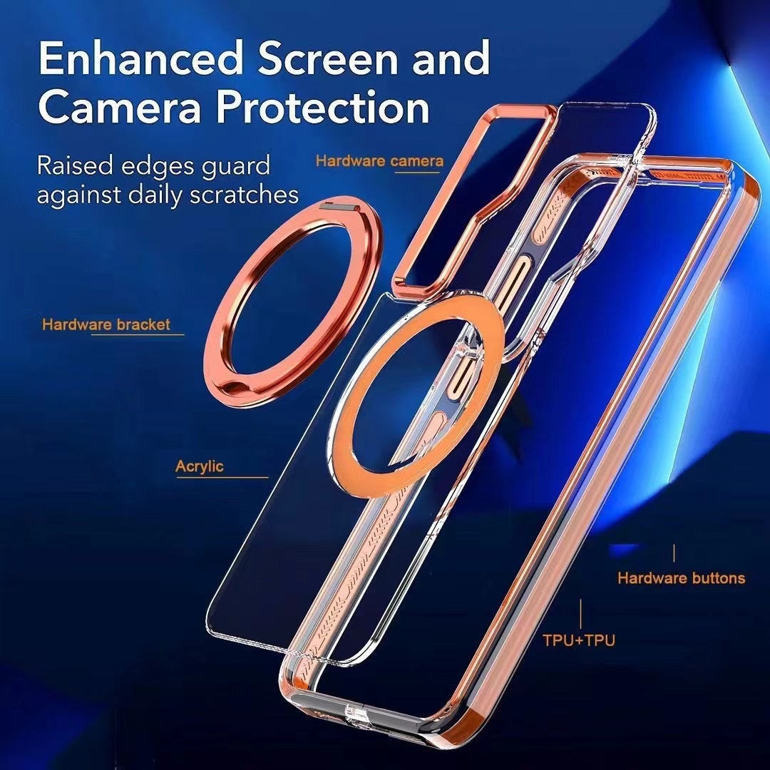 Samsung rotating bracket magnetic protective cover 360