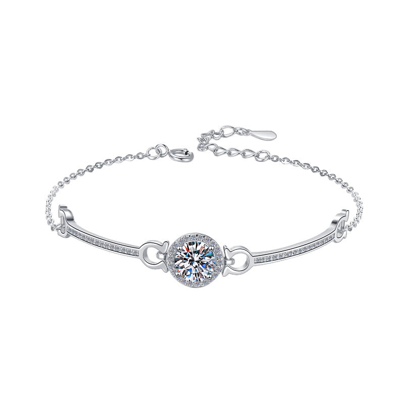 Moissanite bracelet is like a galaxy bracelet