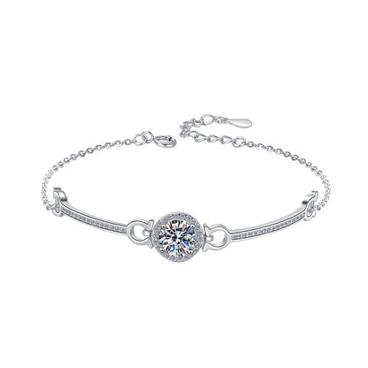 Moissanite bracelet is like a galaxy bracelet
