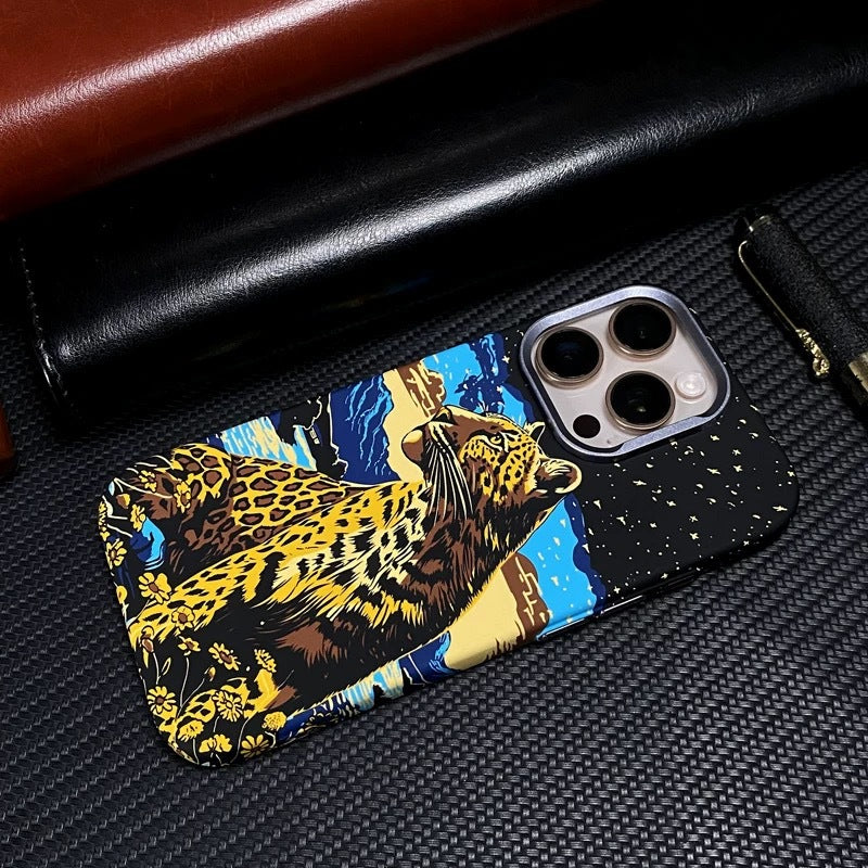 Animal Kevlar Carbon Fiber Magnetic iPhone case
