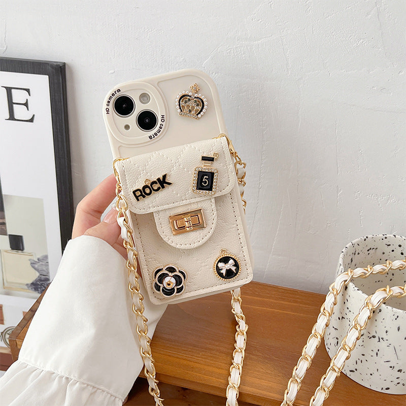 Camellia Lock Wallet IPhone Case