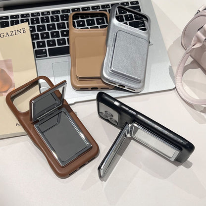 New Pure Color Flip Mirror IPhone Case