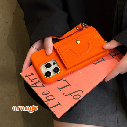 Mirror-Style Portable Card Holder, Stylish IPhone Case