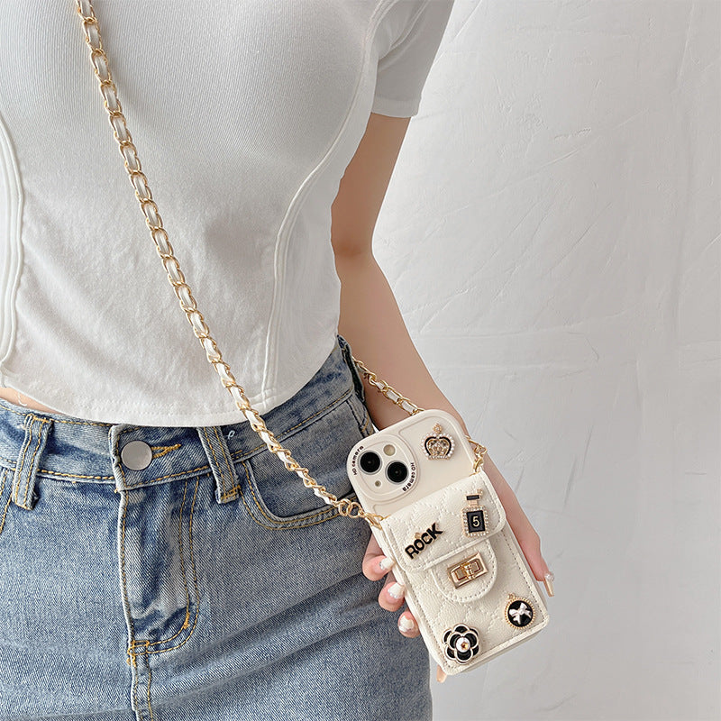 Camellia Lock Wallet IPhone Case