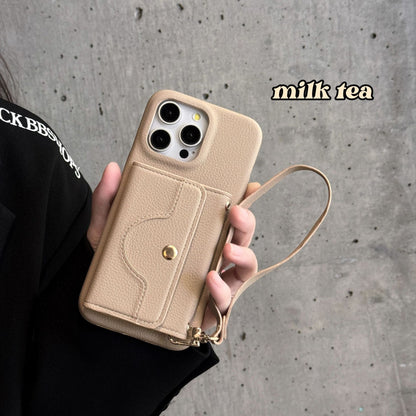 Mirror-Style Portable Card Holder, Stylish IPhone Case