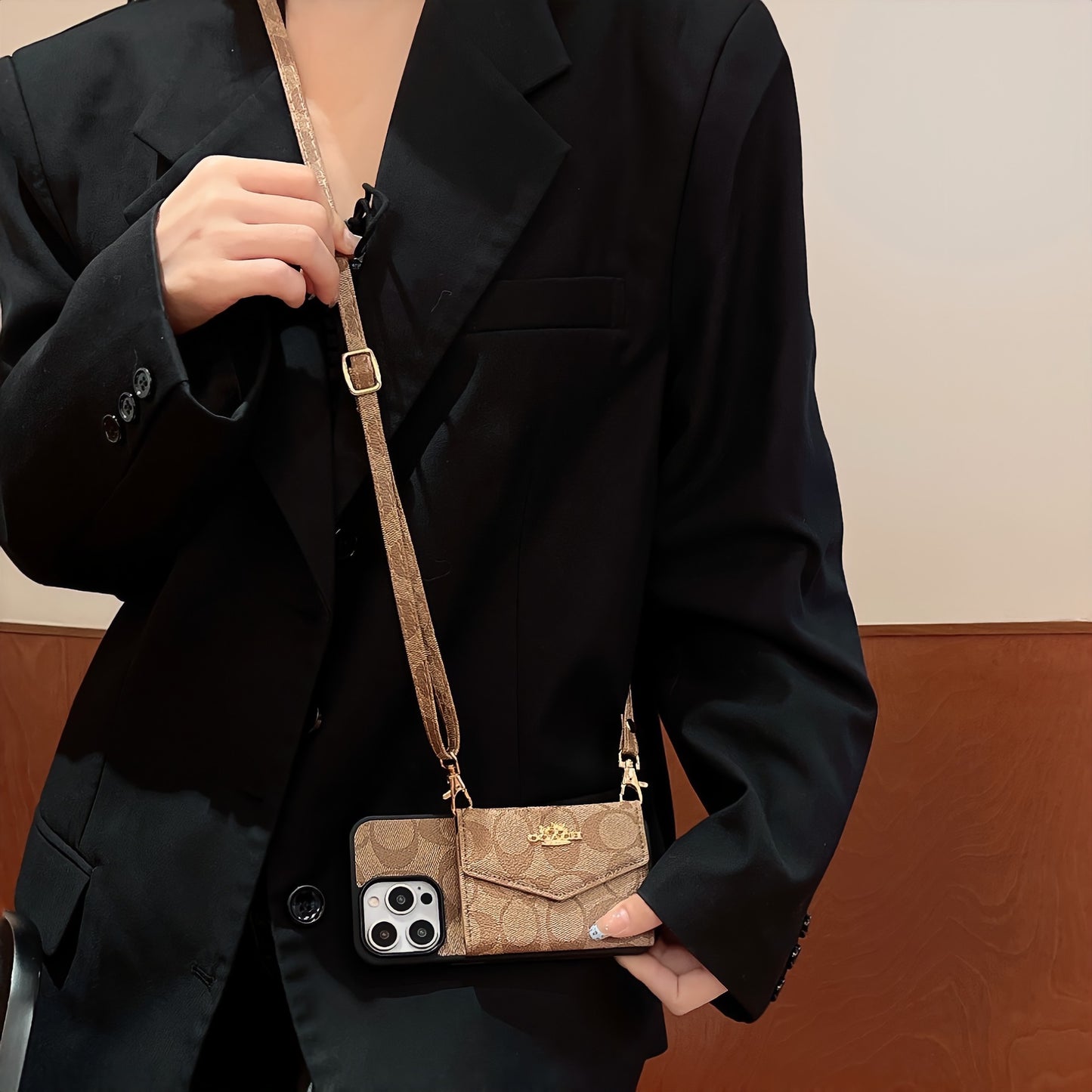 Cross-Body Organ Case,  Coin Case, IPhone Case