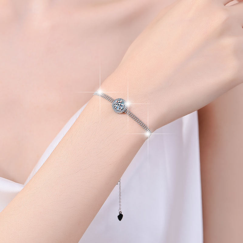 Women's Adjustment Premium Bracelet Moissanite