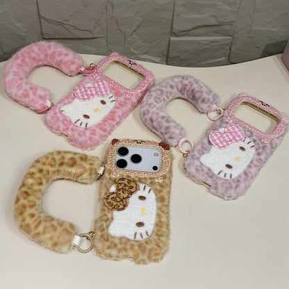 Leopard-Print Wrist KT Cat IPhone Cases