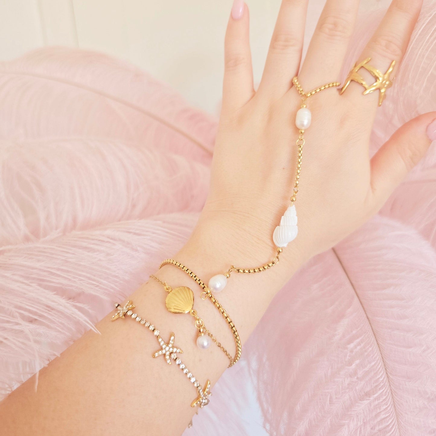 Starfish Tennis Bracelet