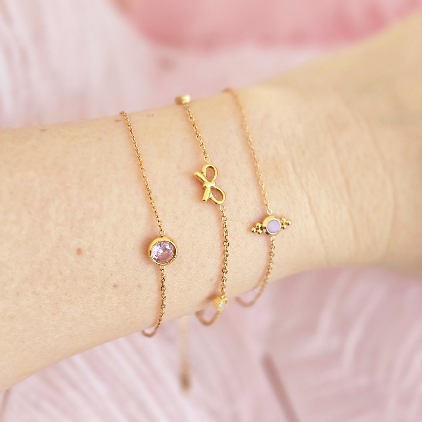 Dainty Mini Bow Bracelet