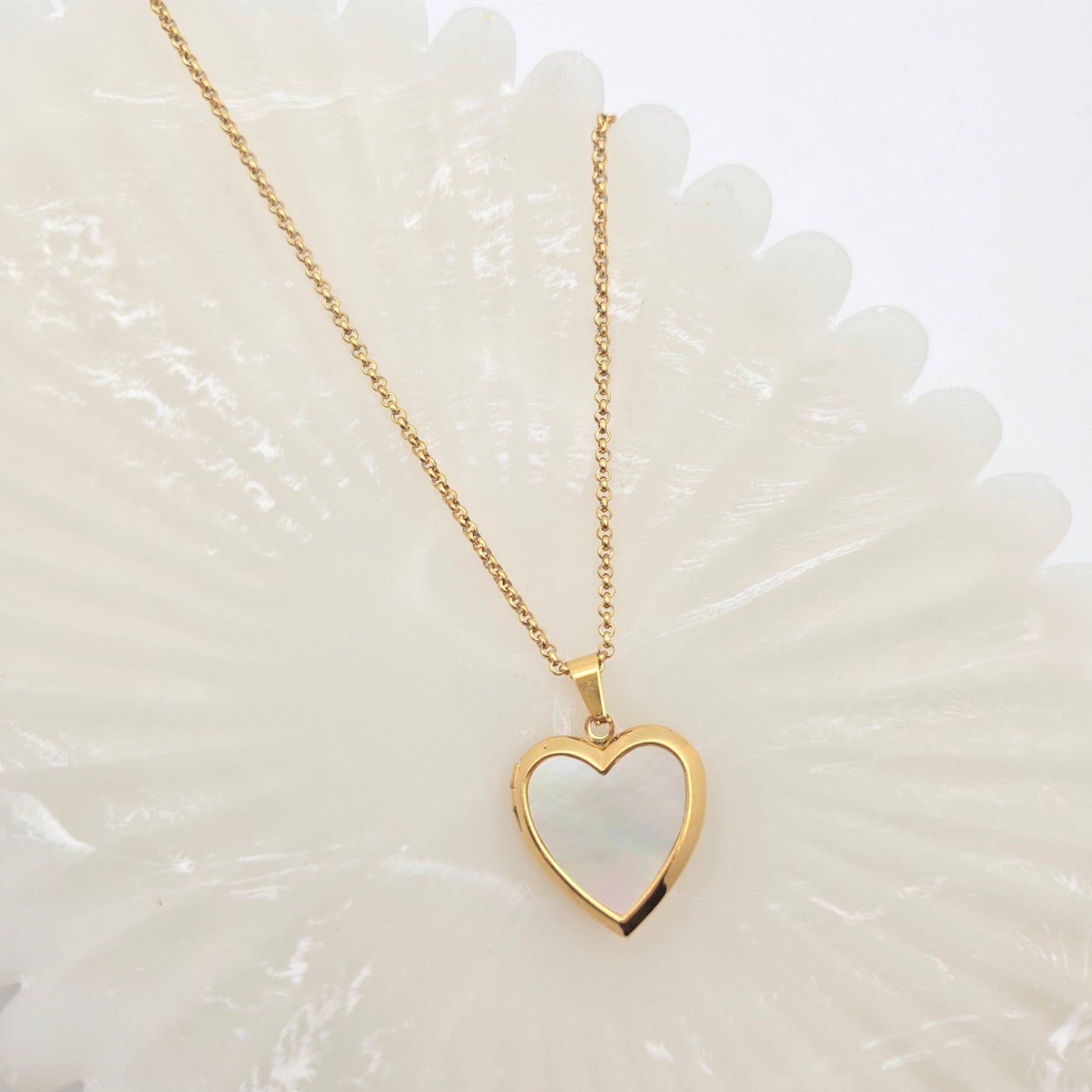 Precious Heart Locket Necklace
