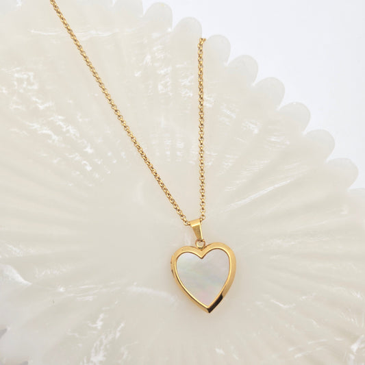 Precious Heart Locket Necklace