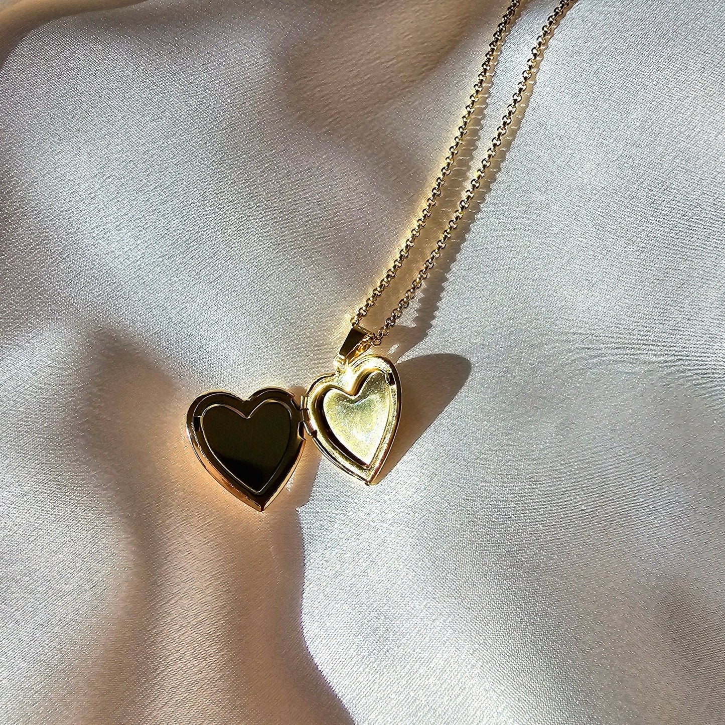 Precious Heart Locket Necklace
