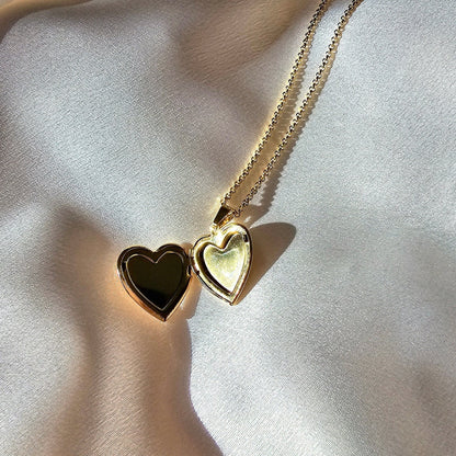 Precious Heart Locket Necklace