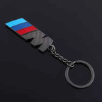 Car Keychain – Handwoven Leather & Zinc Alloy Key Ring