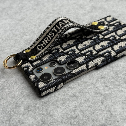 Luxury Brand C Dior Belt Pattern Case For Samsung Galaxy